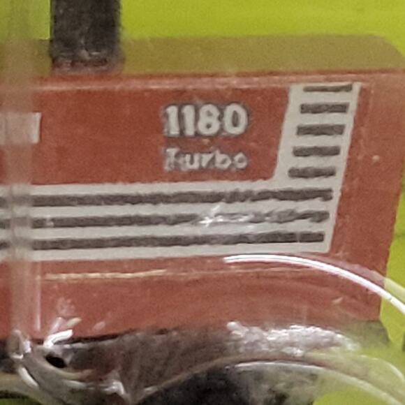 Vtg Mini Toys 1/64 scale Hesston 1180 Turbo die-cast/plastic tractor brown/black - Picture 4 of 9